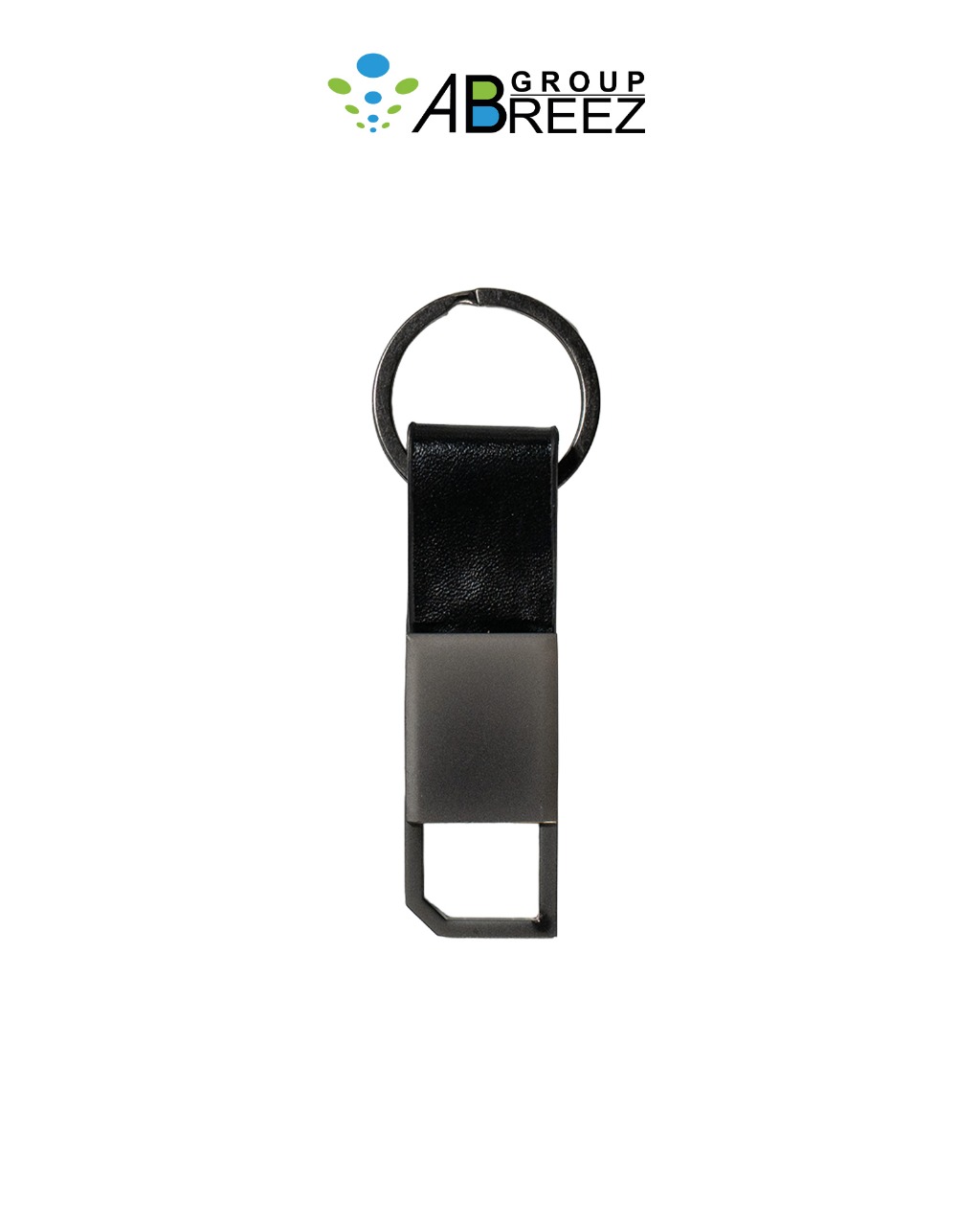 Metal Keychain with Strap[]