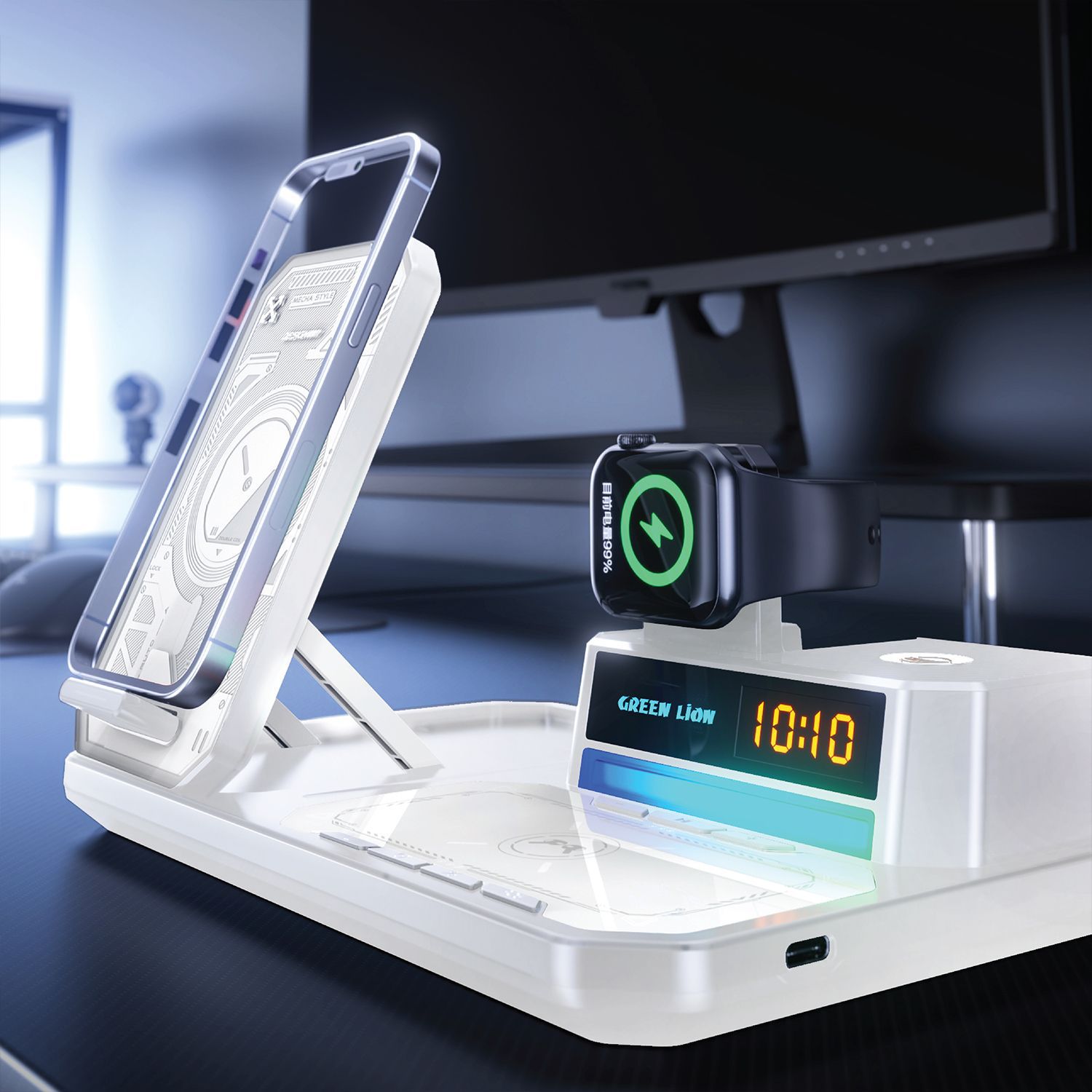 Wireless Charger Multifunctional 6 in 1
