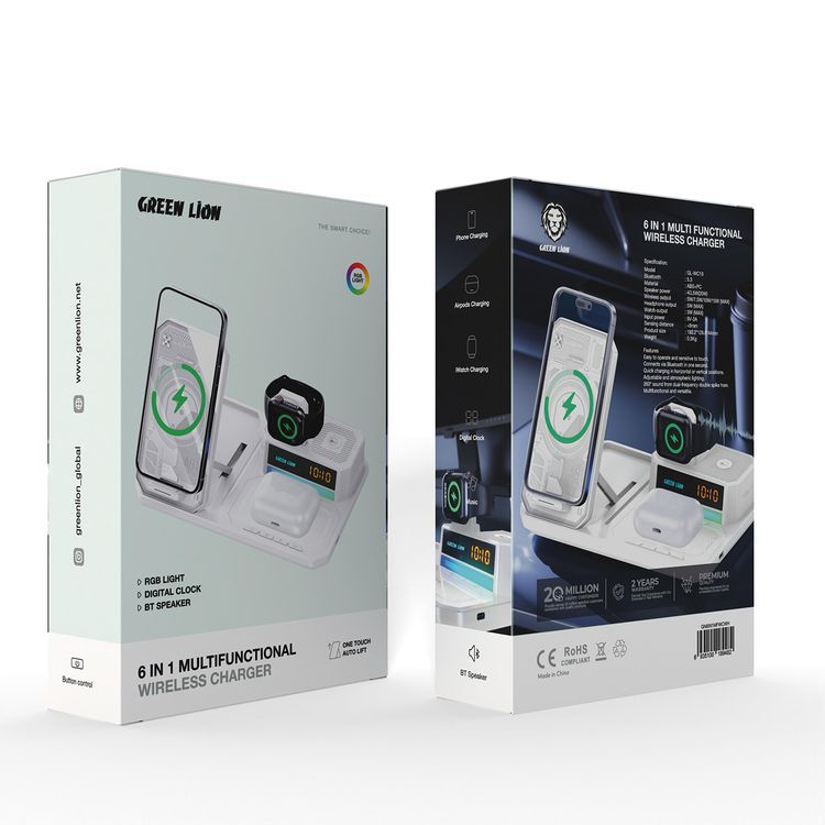 Wireless Charger Multifunctional 6 in 1