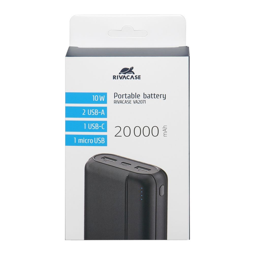 Powerbank Rivacase 20000 mAh – Plastic