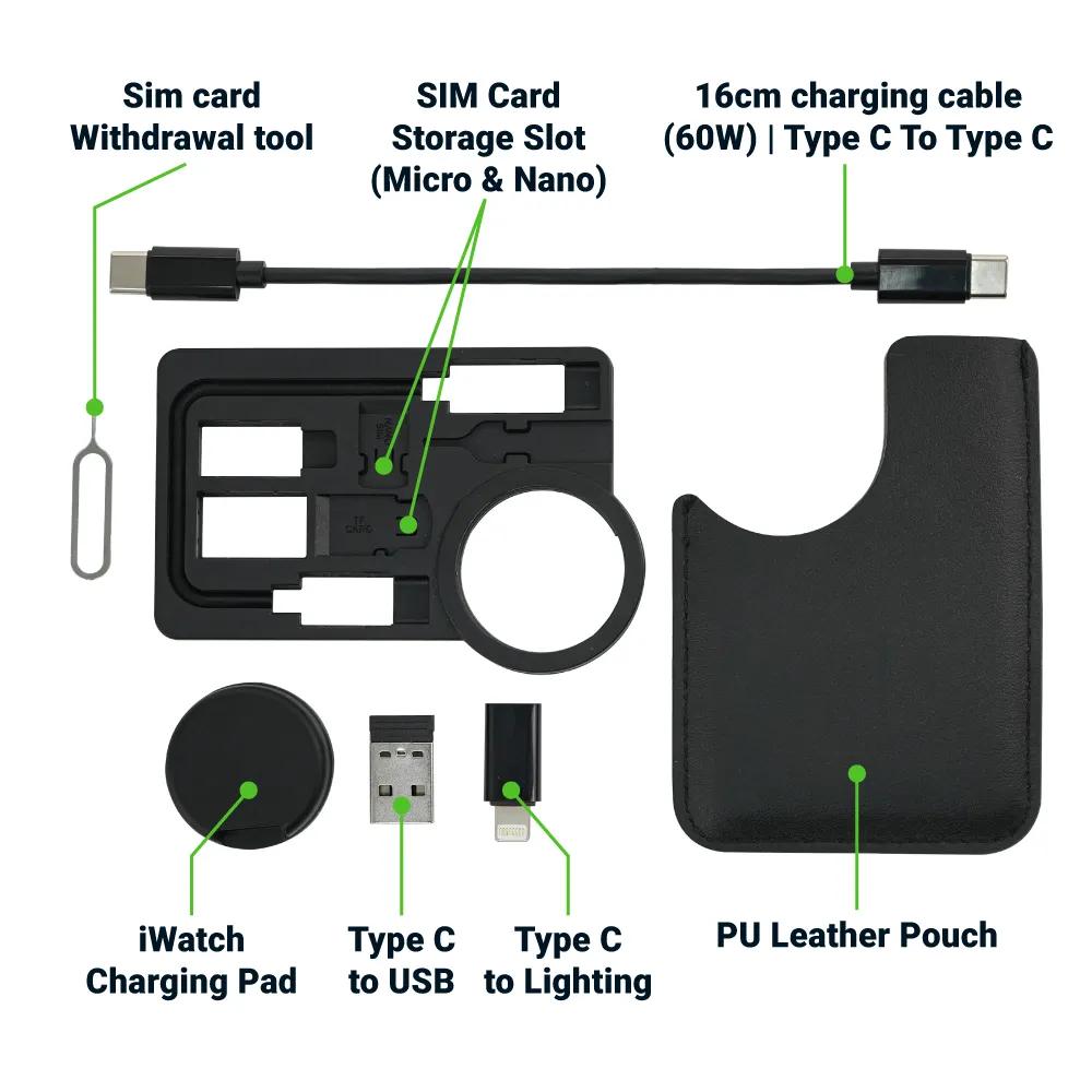 Portable Multi-connector Charging Kit
