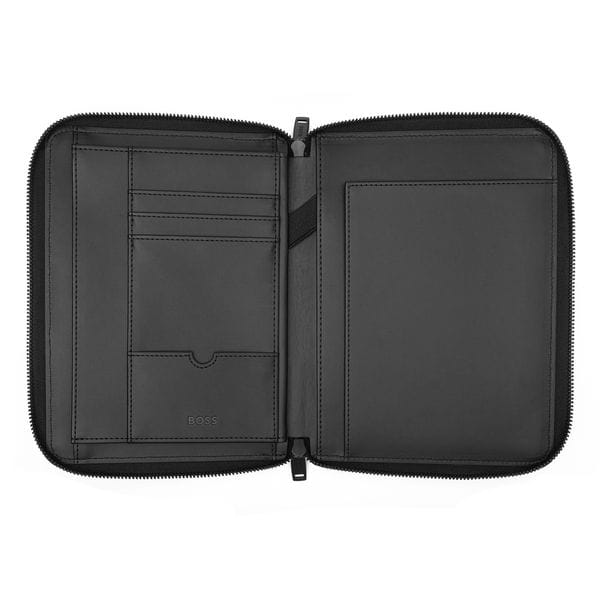 Black A5 conference folder