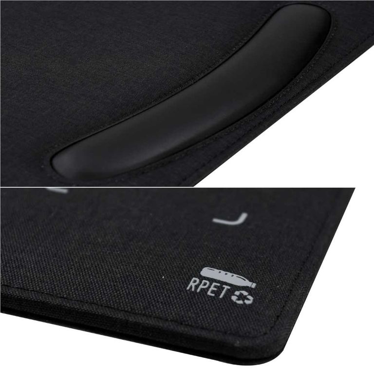 RPET Wireless Charging Mousepad (WCM4-BLK)