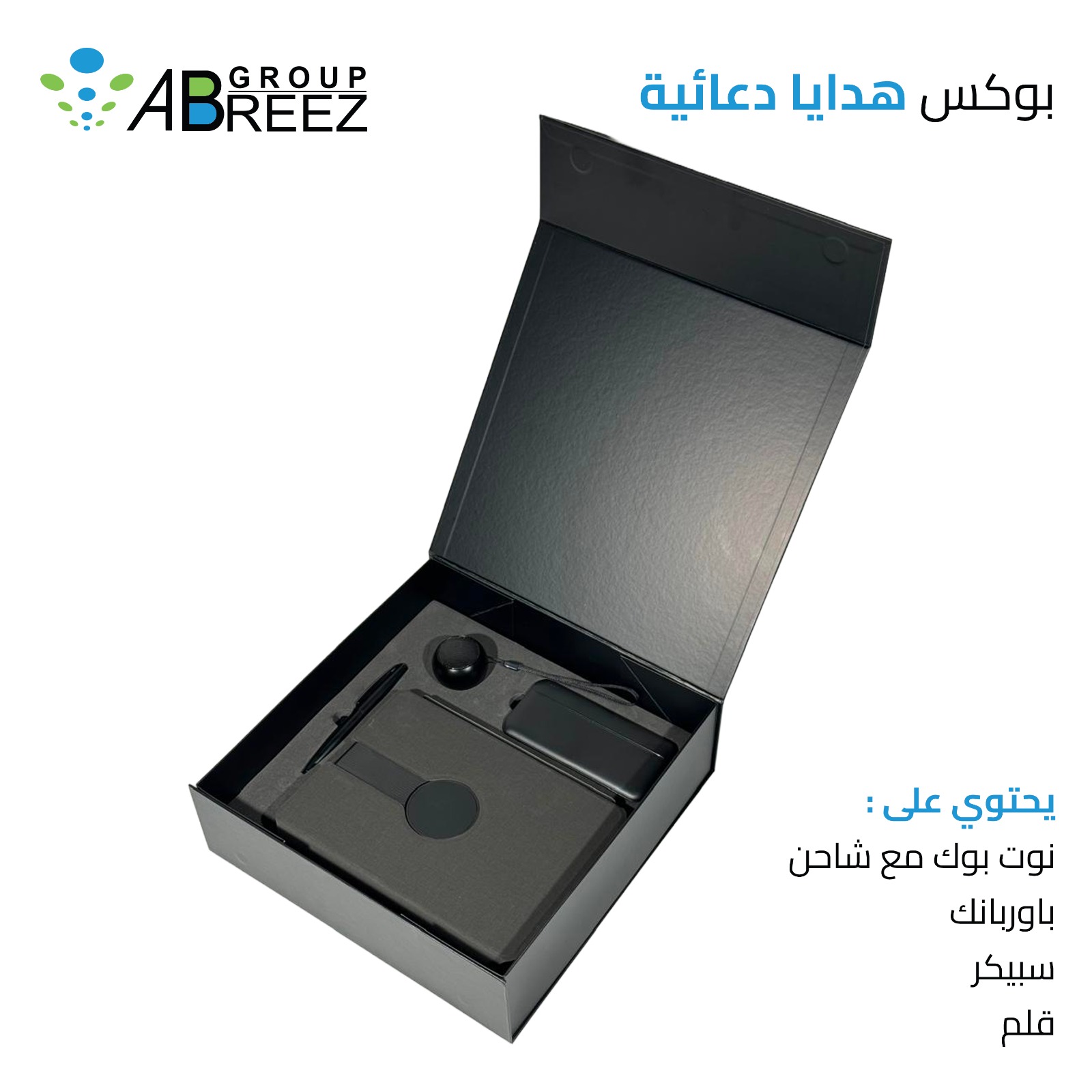 Box Containing (pen&speder&power Bank&smart Notebook)