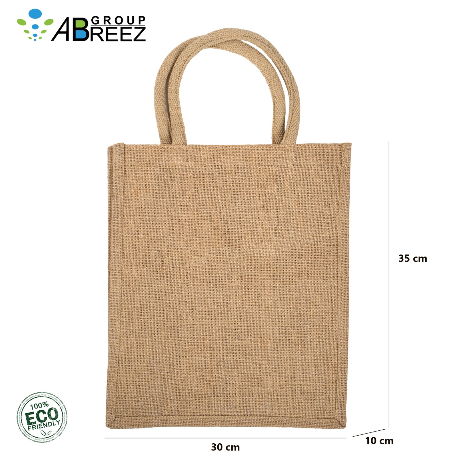 Natural Jute Tote Shopping Bag