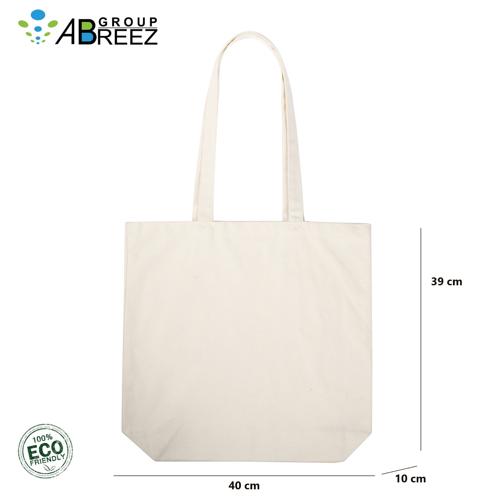 100% Eco-friendly Cotton Canvas Tote Bag
