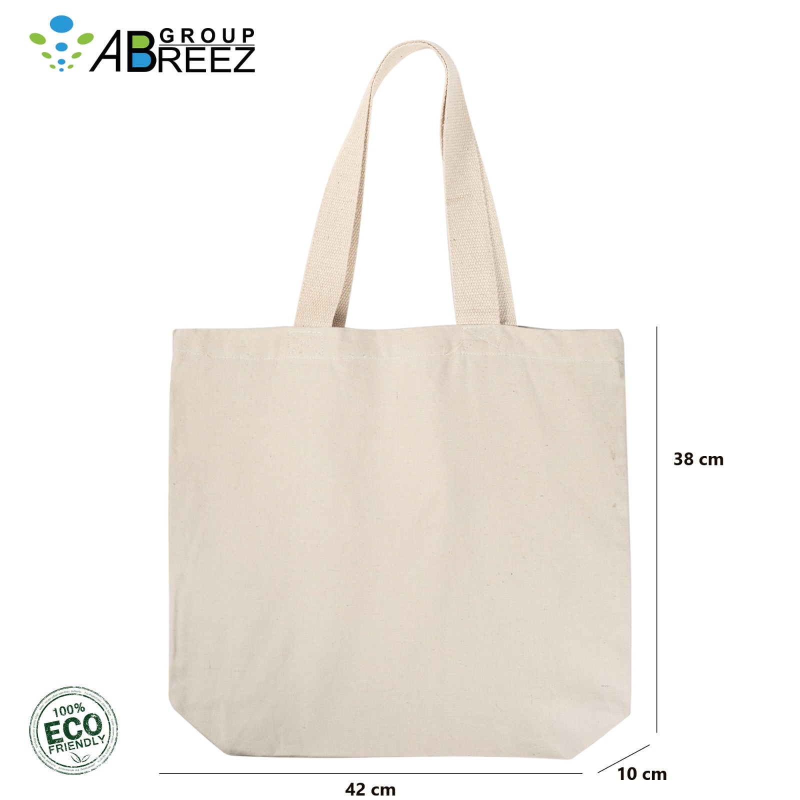 Natural Cotton Canvas Tote Bag