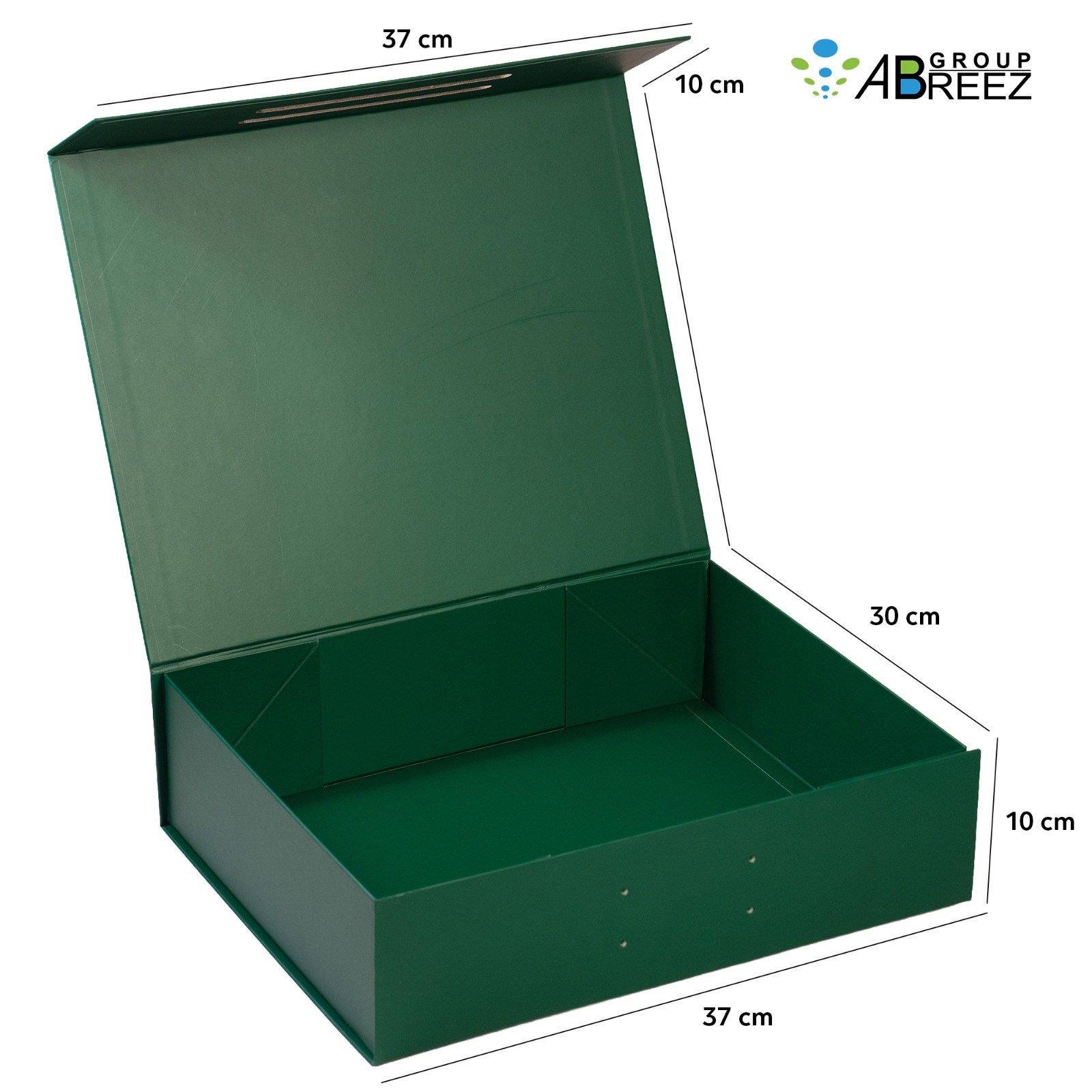 Plain Gift Packaging Box with Magnetic Flap 37*30*10