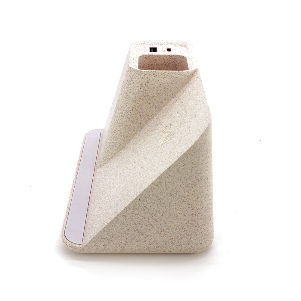 Wireless Charging Pad with a Pen Holder and Phone Stand