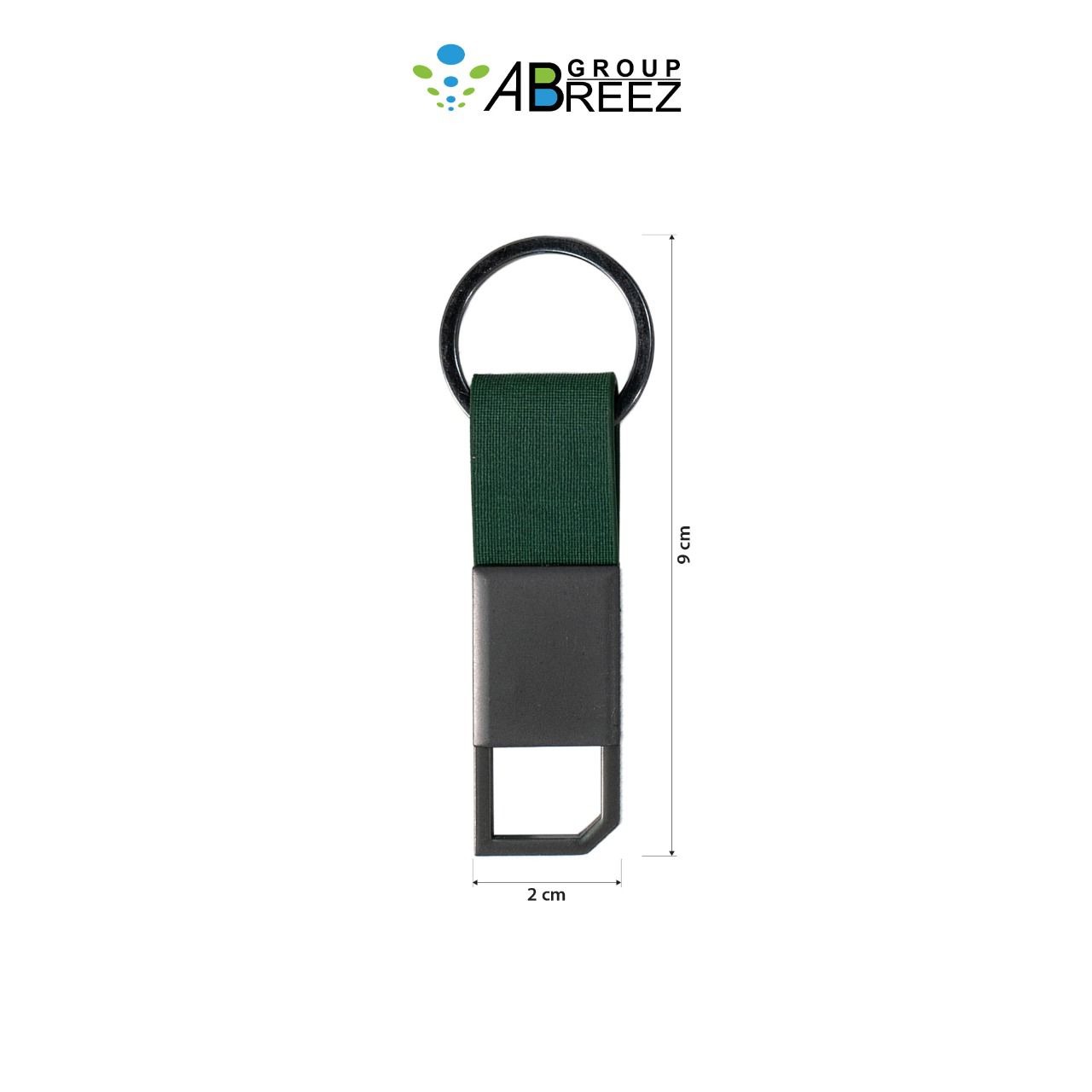 Metal Keychain with Strap