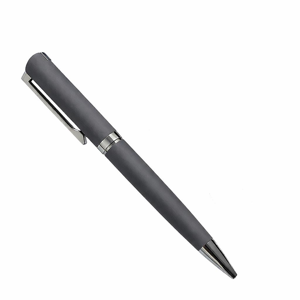 Soft Rubber Pen with Metallic Pen Finish0