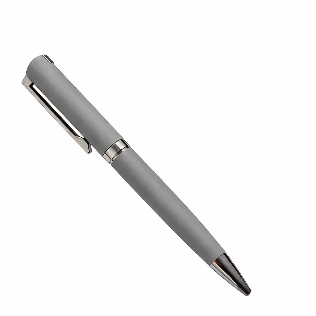 Soft Rubber Pen with Metallic Pen Finish0