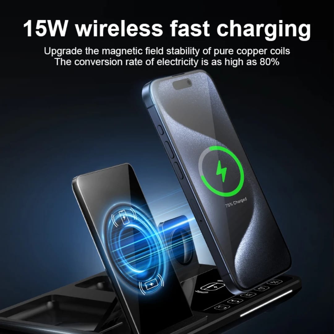 A 4-in-1 Wireless Charging Station