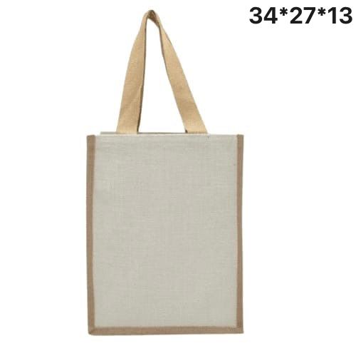 Jute and Cotton Bags Two Side Print