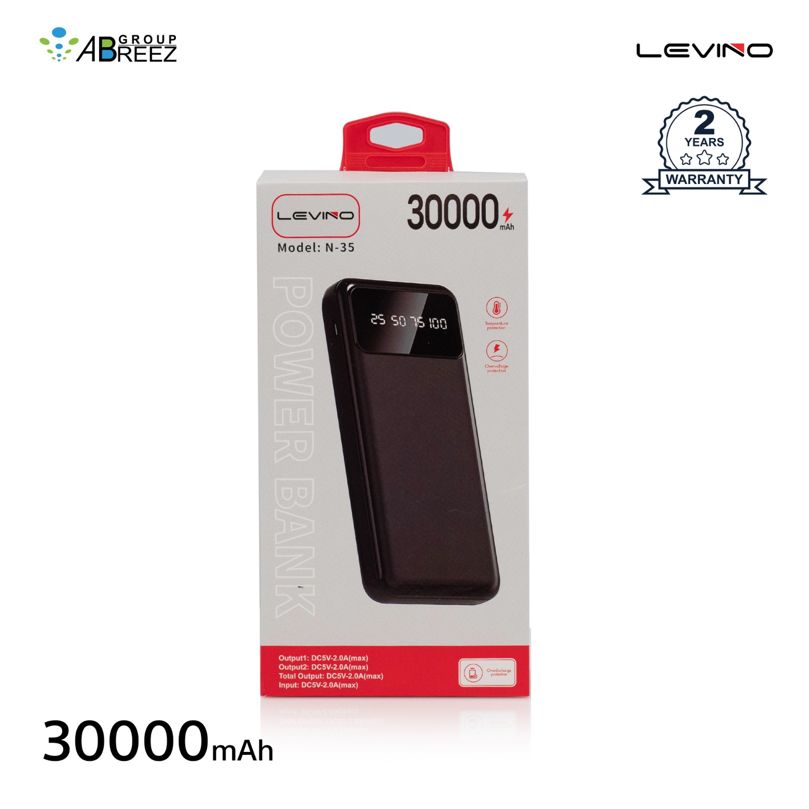 Levino Model N-35 30000mAh power bank