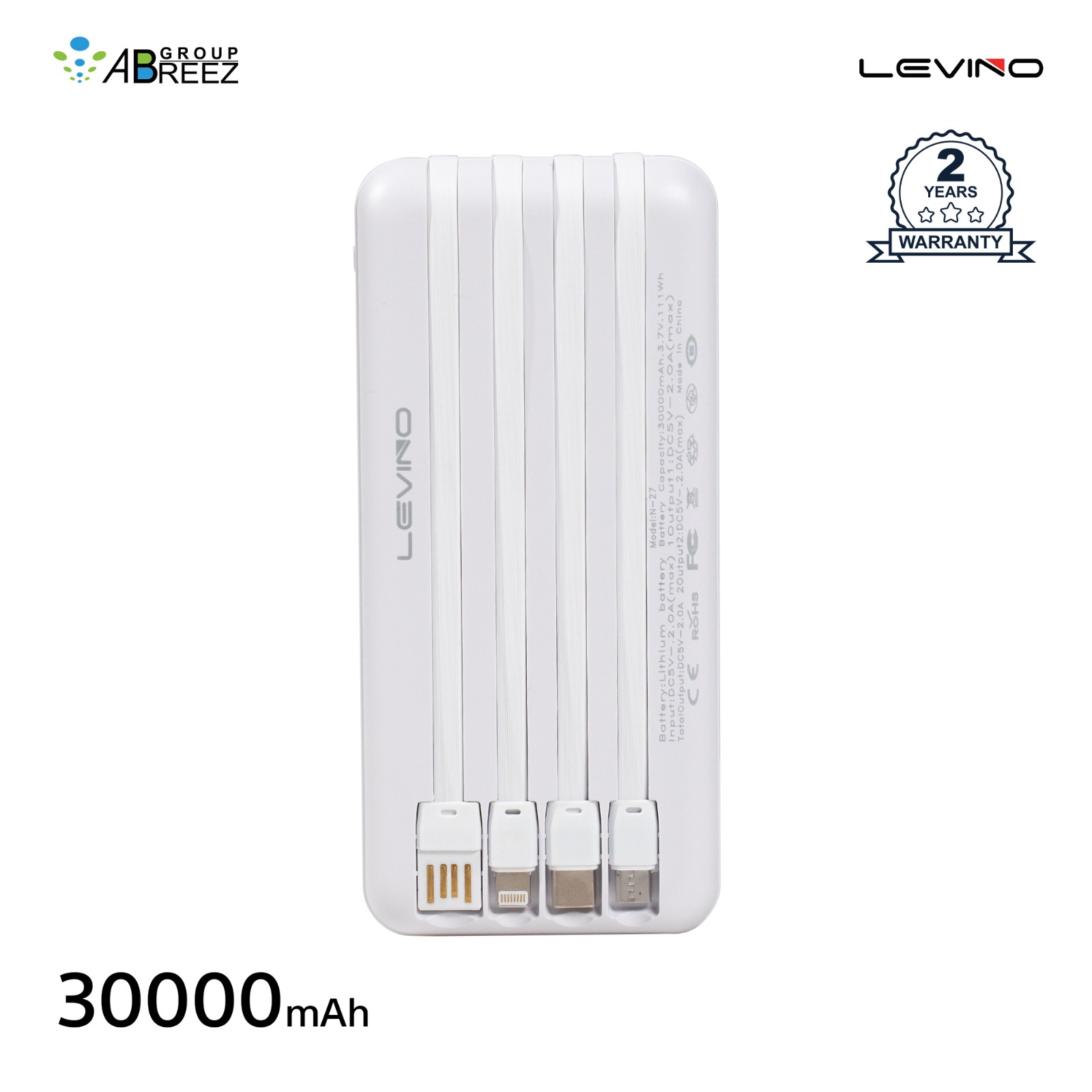 Levino Model N-35 30000mAh power bank