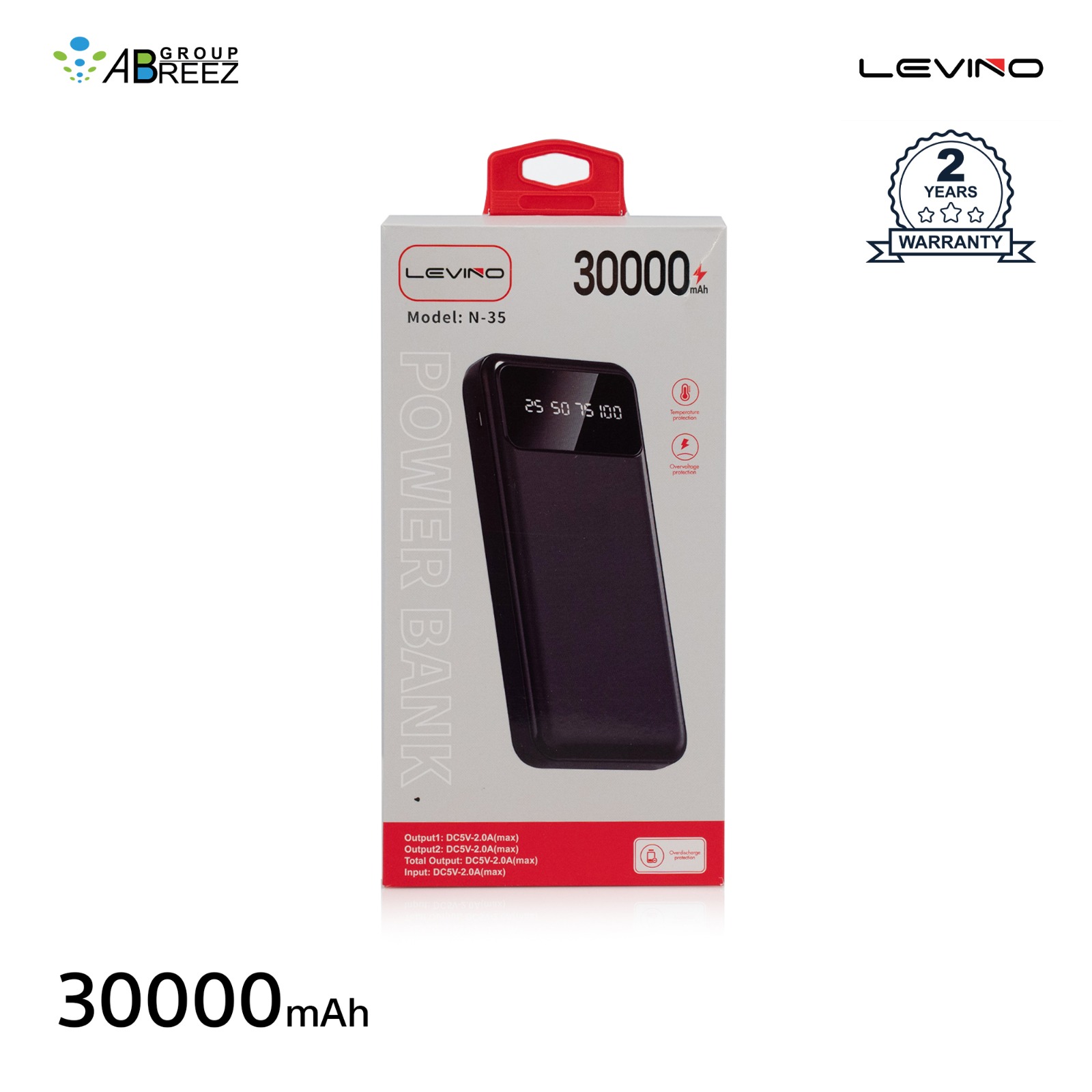 Levino Model N-35 30000mAh power bank