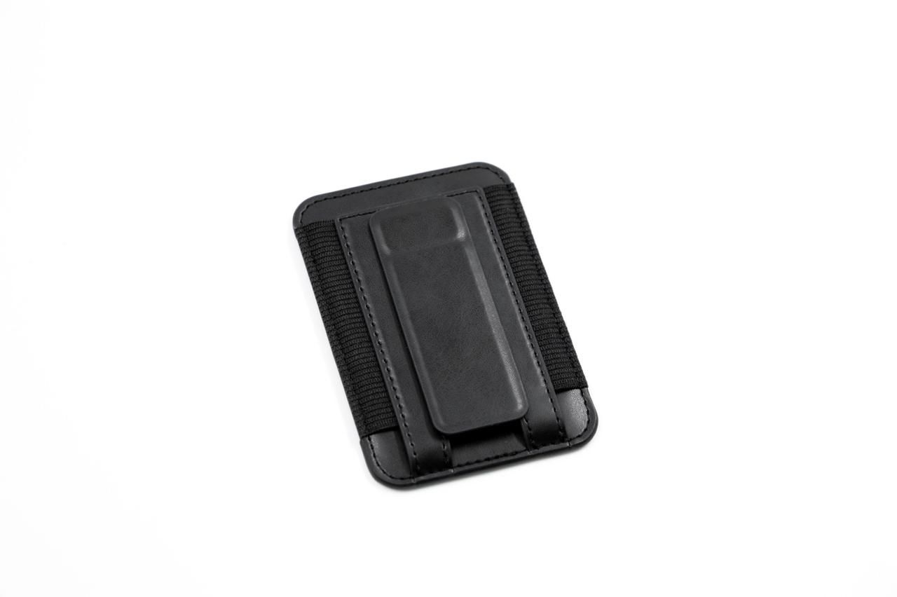 Product Is a Magnetic Wallet Card Holder Designed to Attach