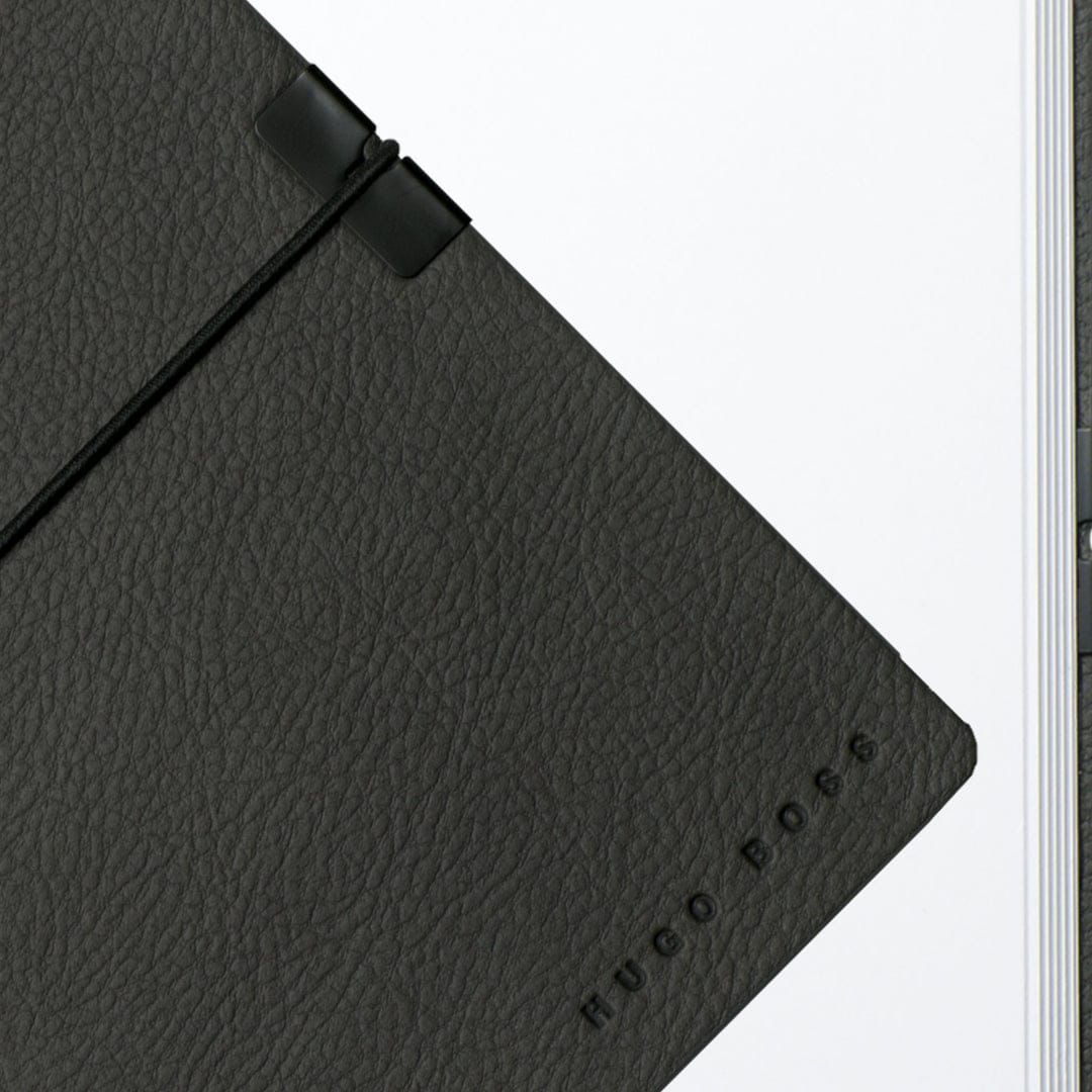 Hugo Boss Storyline A6 Notebook in dark grey