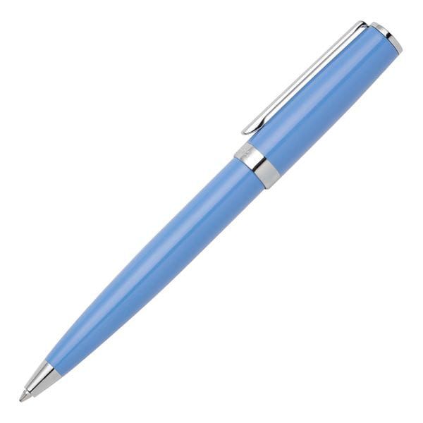 Hugo Boss Gear Icon ballpoint pen, featuring a glossy black