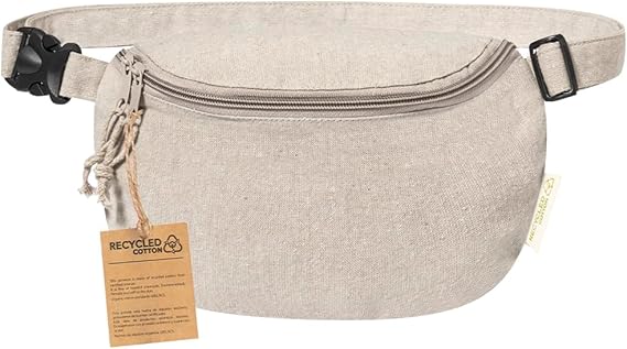 Helger recycled cotton fanny pack