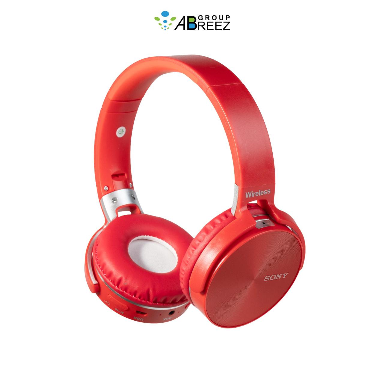 Wireless on-ear headphones, similar in design to Sony extra