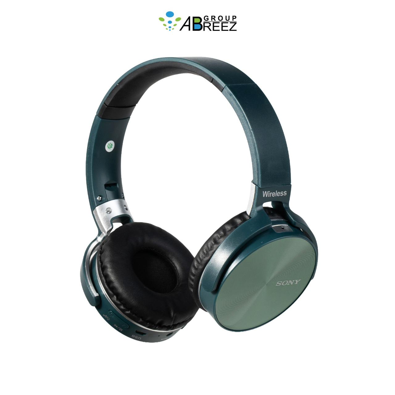 Wireless on-ear headphones, similar in design to Sony extra