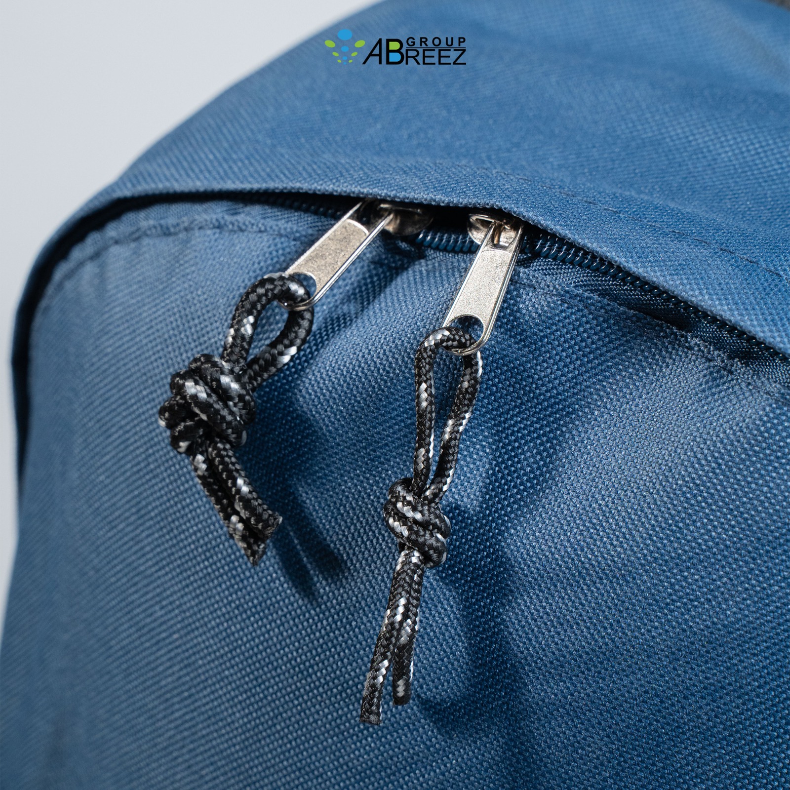 Polyester Backpack with a Front Zipper Pocket