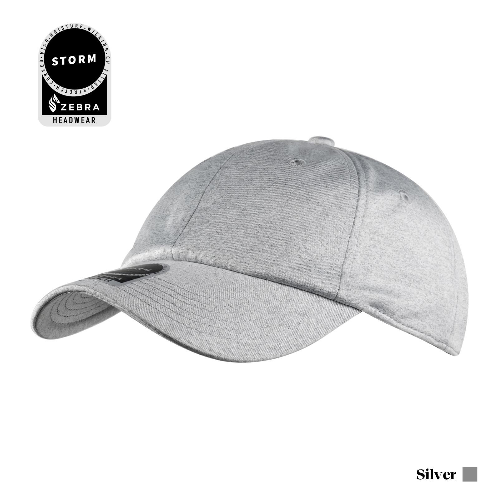 Zebra Headwear Delta black performance cap