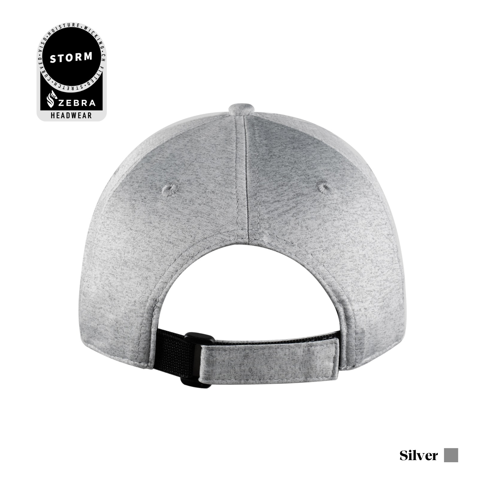 Zebra Headwear Delta black performance cap