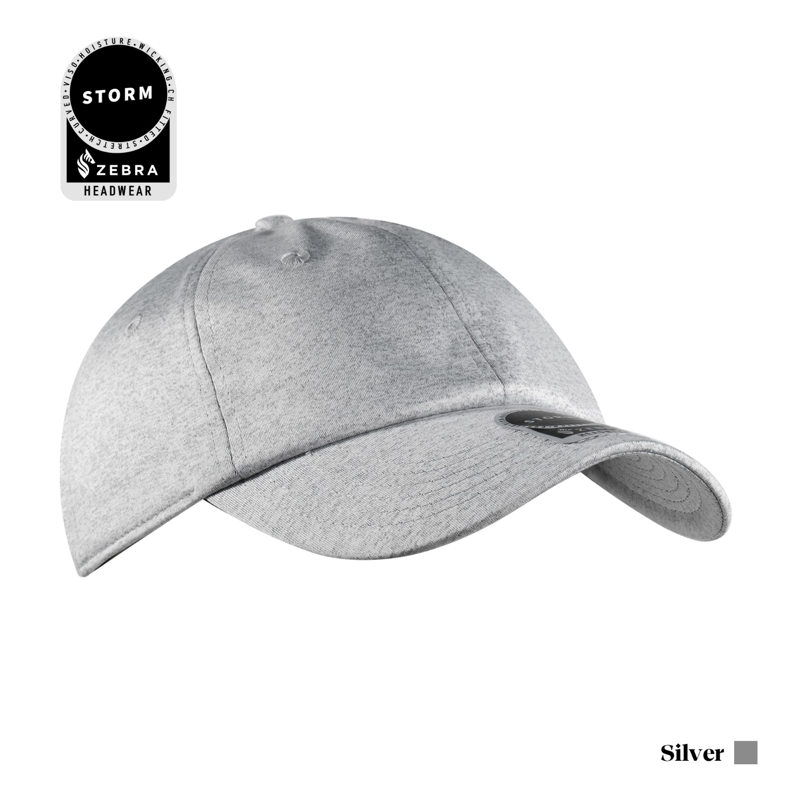 Zebra Headwear Delta black performance cap