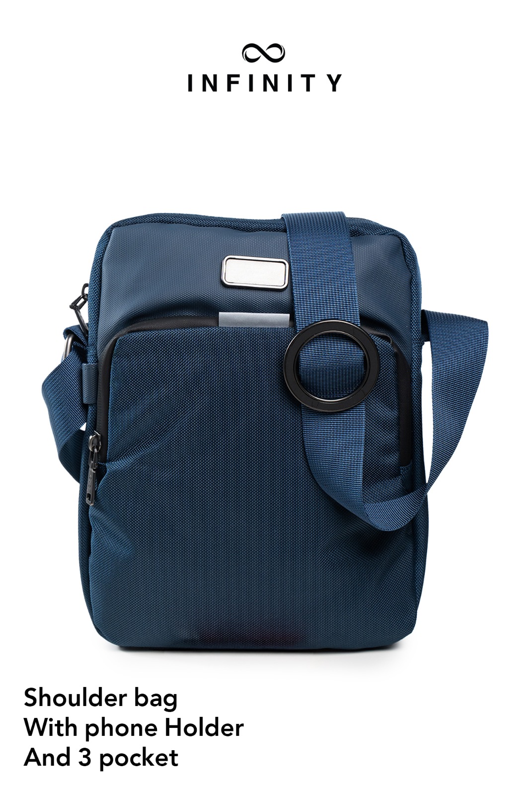 Tumi Alpha Series Small Black Crossbody Bag