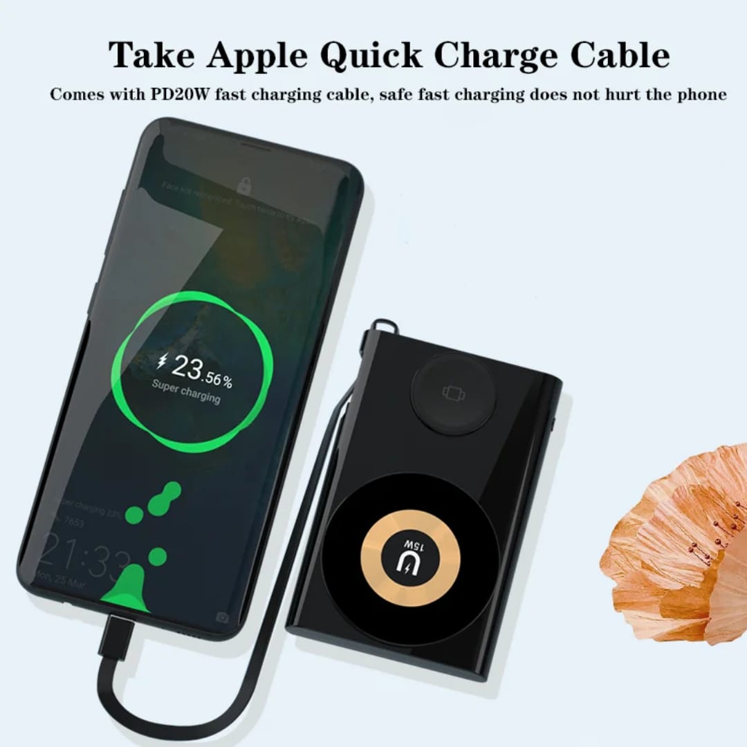 Mi Portable Magnetic PowerBank with a 10,000mAh Capacity