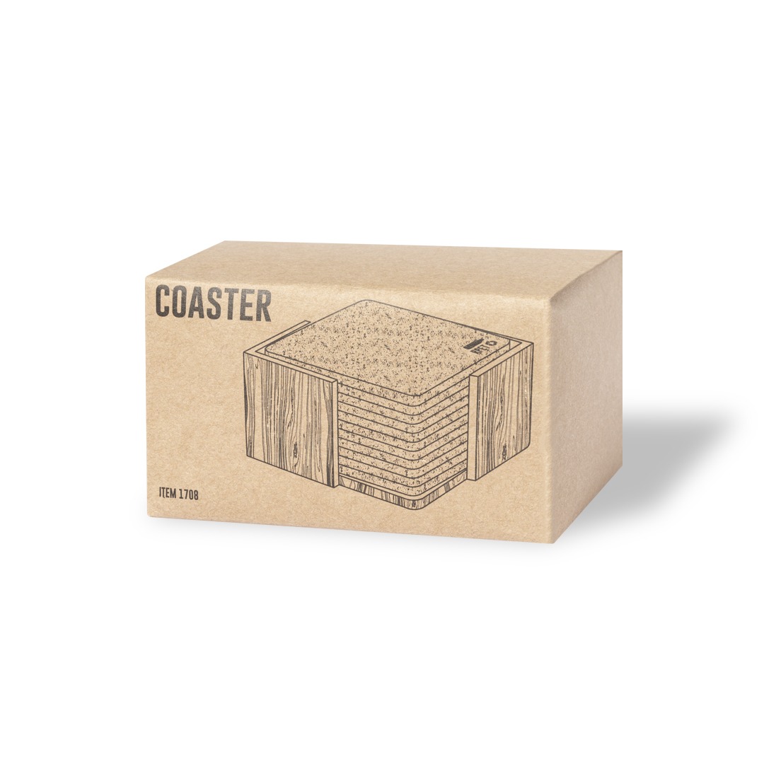 Sanly Coaster Set (Item 1708), an Eco-friendly Set