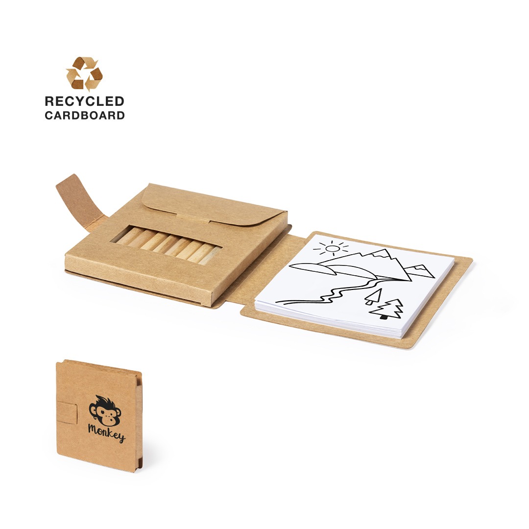 Bow & Ribbon Colouring Set Features a Recycled Cardboard