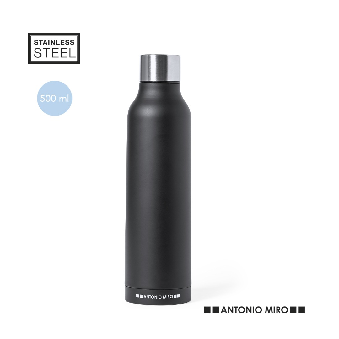 Antonio Miro branded stainless steel thermal bottle
