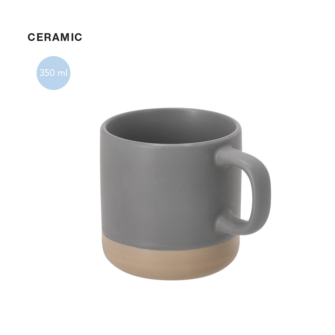 Canslar Ceramic Mug Featuring a Modern, Minimalist Design