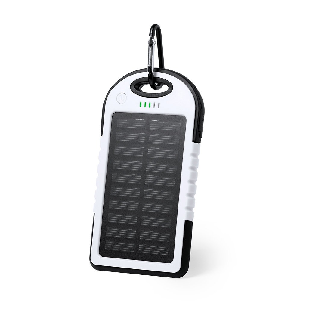 4000mAh solar power bank, often sold as a promotional item