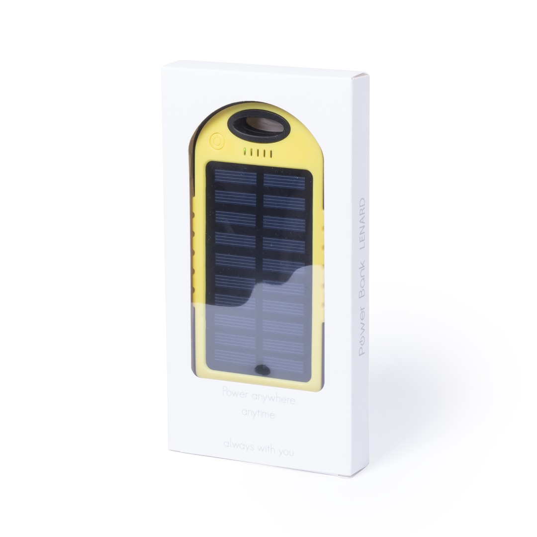 4000mAh solar power bank, often sold as a promotional item