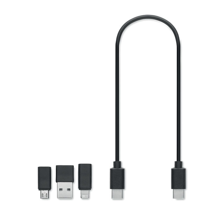 Versa 3-in-1 cable set featuring assorted connectors housed