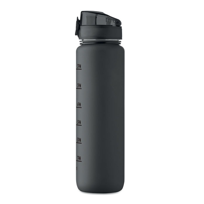 Isforden RPET sports water bottle featuring motivational