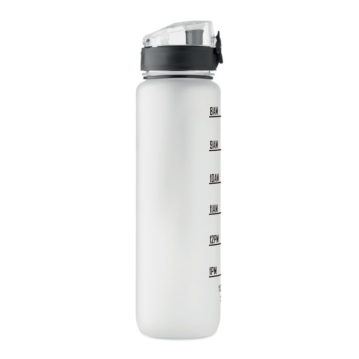 Isforden RPET sports water bottle featuring motivational