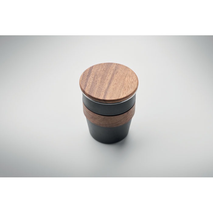 MidOcean Walnut 350ml Tumbler Features a Matte Black Finish
