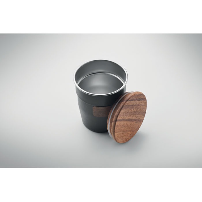 MidOcean Walnut 350ml Tumbler Features a Matte Black Finish