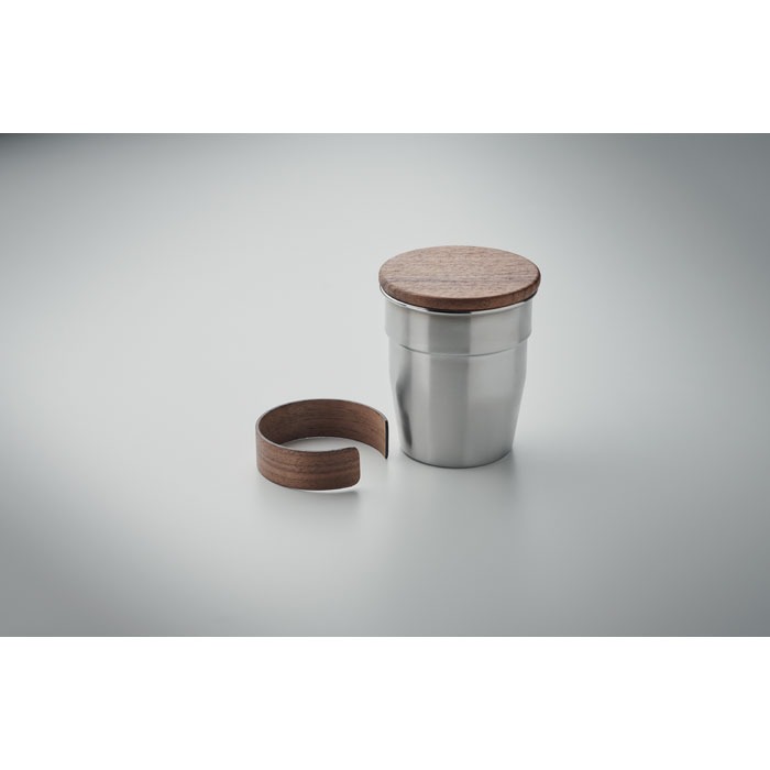 MidOcean Walnut 350ml Tumbler Features a Matte Black Finish