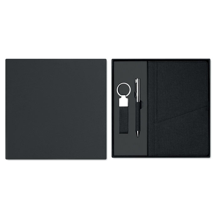 Black Gift Set, Model SCRIBI 4 (MO2335), Includes a Metal