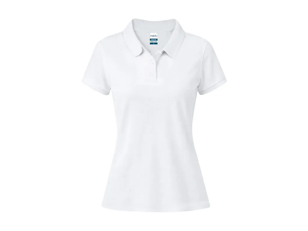 Koupan Women White Polo Shirt