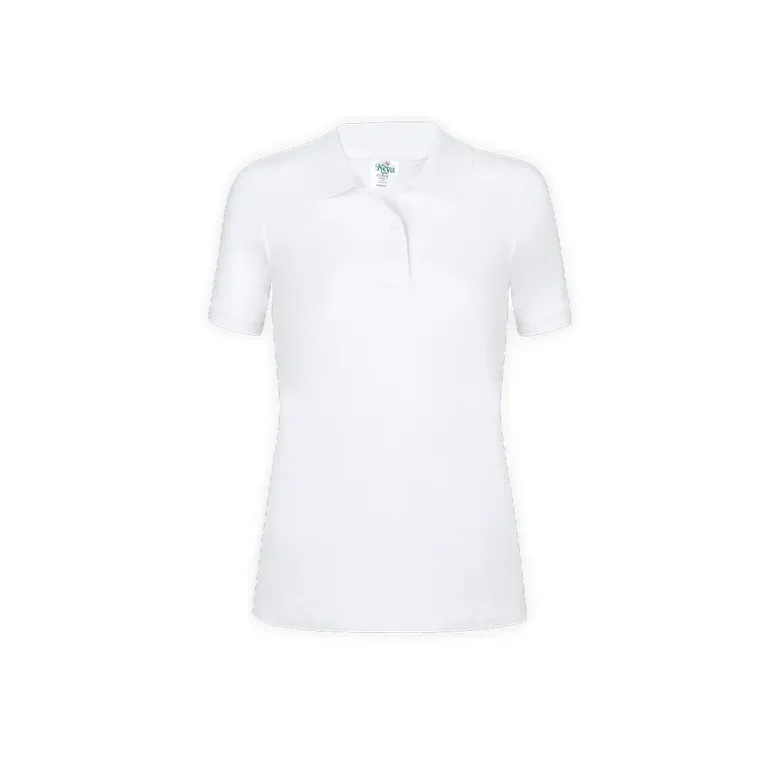 WPS180 Women White Polo Shirt "keya"