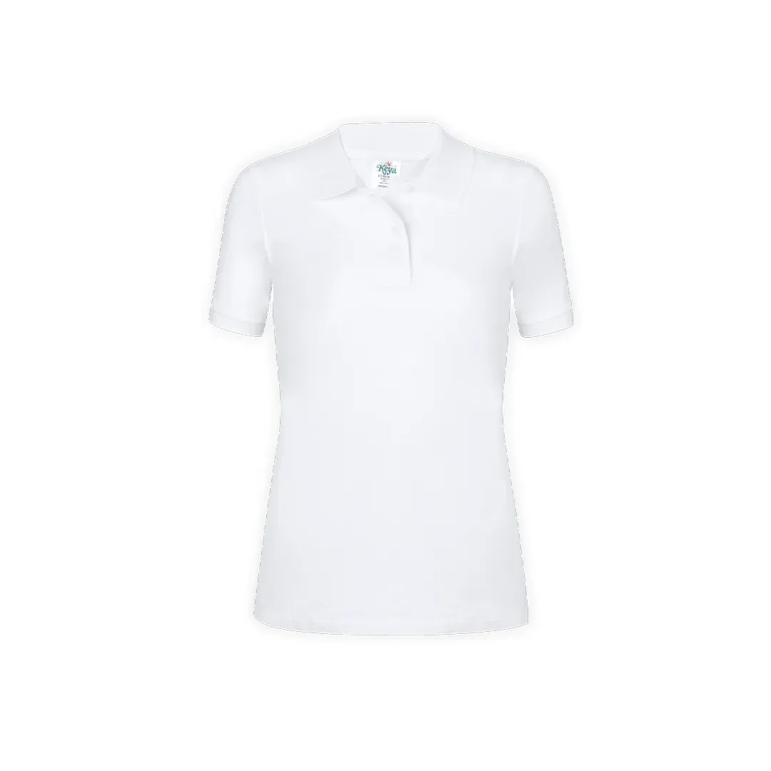 WPS180 Women White Polo Shirt "keya"