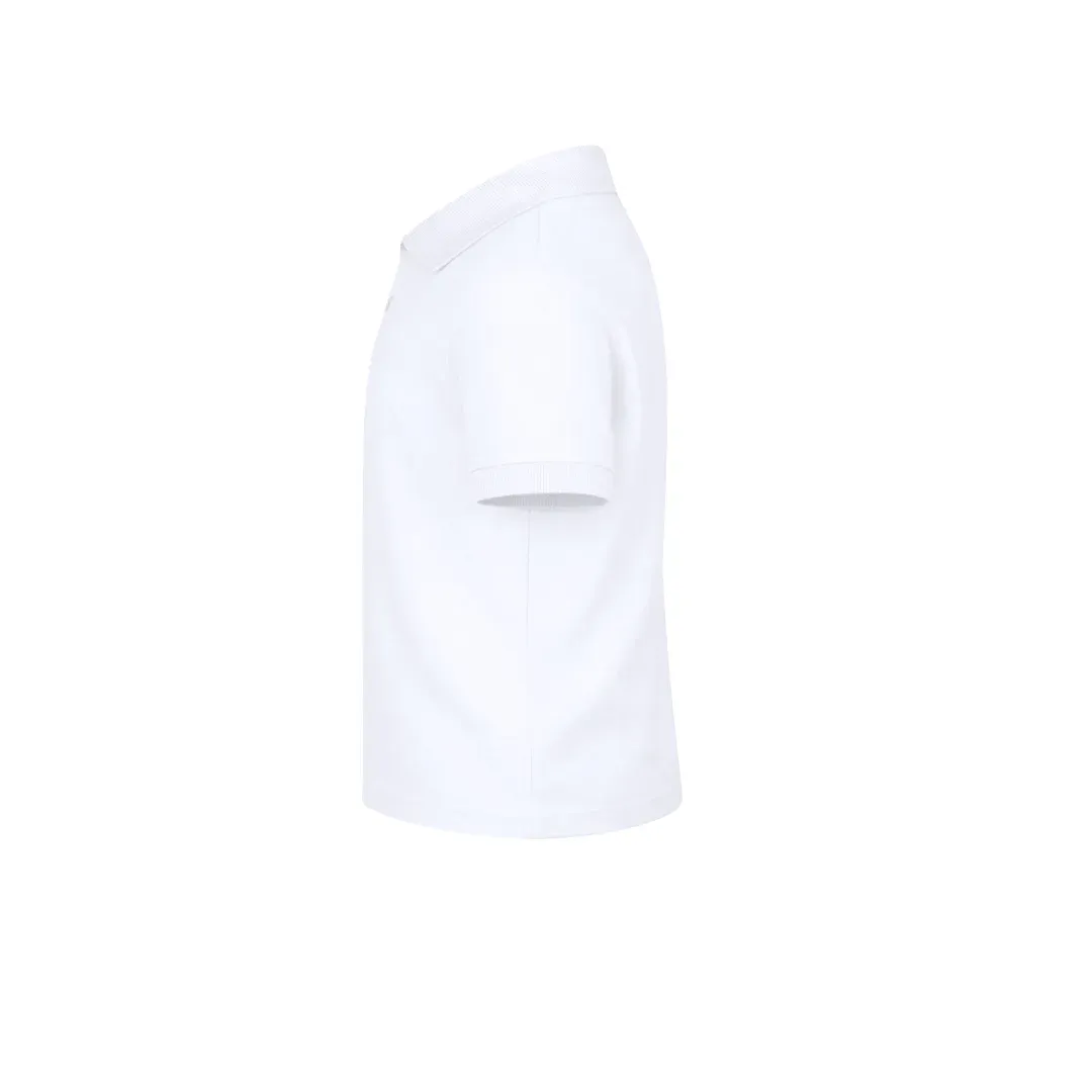 YPS180 Kids White Polo Shirt "keya"